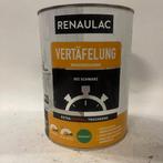 Renaulac Renovatieverf Lak Zwart Halfmat Hout, Kunstof 2.5L, Renaulac, Zwart, Nieuw, Ophalen of Verzenden