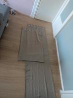 Gordijnen - Beige / zand kleur, Ophalen, 100 tot 150 cm, 200 cm of meer, Beige