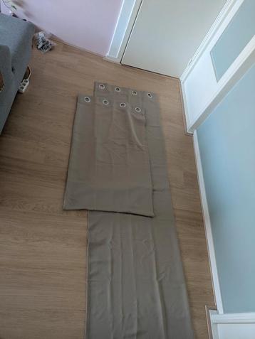 Gordijnen - Beige / zand kleur beschikbaar voor biedingen