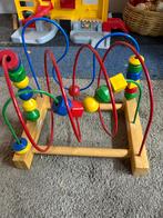 Houten spiraal met blokjes, Kinderen en Baby's, Speelgoed | Houten speelgoed, Ophalen of Verzenden, Zo goed als nieuw