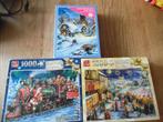 kerst legpuzzels 3 stuks van 1000 stukjes 2 x King 1 Jigsaw, Ophalen of Verzenden, Gebruikt