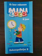 Boekje Mini Loco -  rekenspelletjes 3 - 3-6 jaar, Ophalen of Verzenden, Gebruikt, Rekenen