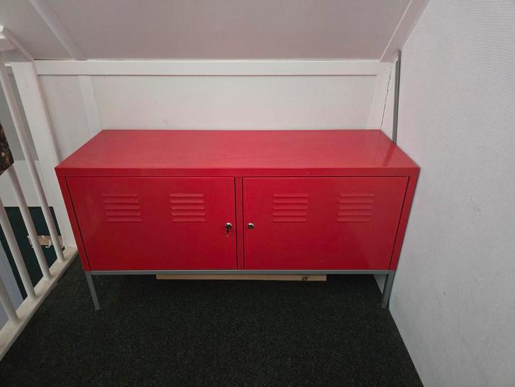 Rood locker kastje - Leuk voor kinderkamer!, Huis en Inrichting, Kasten | Kledingkasten, Gebruikt, Minder dan 100 cm, Minder dan 50 cm