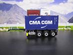 Wsi 04-2083 CMA CGM 20FT Container & 03-1010 Chassis, Ophalen, Nieuw, Bus of Vrachtwagen, Wsi
