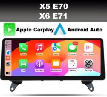 BMW X5 E70 X6 E71 navigatie 12,3inc apple carplay android 14 beschikbaar voor biedingen