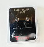 Oorstekers zilver *037, Nieuw, Ophalen of Verzenden, Knopjes of Stekers, Zilver