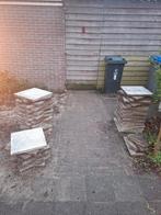 Gratis 49 grindtegels 40x40 af te halen, Tuin en Terras, Ophalen, Gebruikt, Minder dan 5 m², Grind