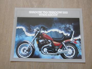 Honda VT 500 Ascot / Shadow 500 / Shadow 750 folder 1983 beschikbaar voor biedingen