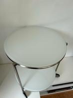 Vintage ikea koffie tafels, Ophalen, 50 tot 100 cm, Rond, Glas