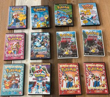 12x Pokémon DVD’s beschikbaar voor biedingen