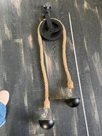 2 Industriële Hanglampen met Katrol, Ophalen