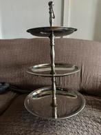 Etagere 3 laags, zilver, Ophalen, Zo goed als nieuw