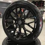 22" G-klasse Velgen 5x130 Glans Zwart + Pirelli P-Zero 4, Niet ingevuld, 295 mm, Banden en Velgen, Niet ingevuld