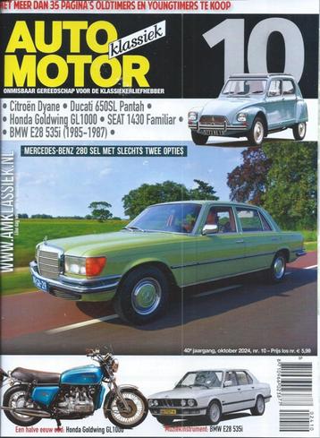 AMK 10 2024 : Mercedes Benz 280 SEL - Citroen Dyane - BMW beschikbaar voor biedingen