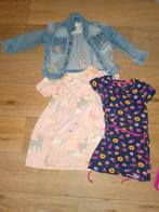 Zomerjurkjes en spijkerjasje meisjes maat 110/116, Kinderen en Baby's, Kinderkleding | Maat 116, Ophalen of Verzenden, Zo goed als nieuw