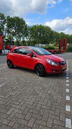 Opel Corsa 1.4 16V 3D 2010 Rood, Auto's, Opel, Voorwielaandrijving, Stof, 1398 cc, 4 cilinders
