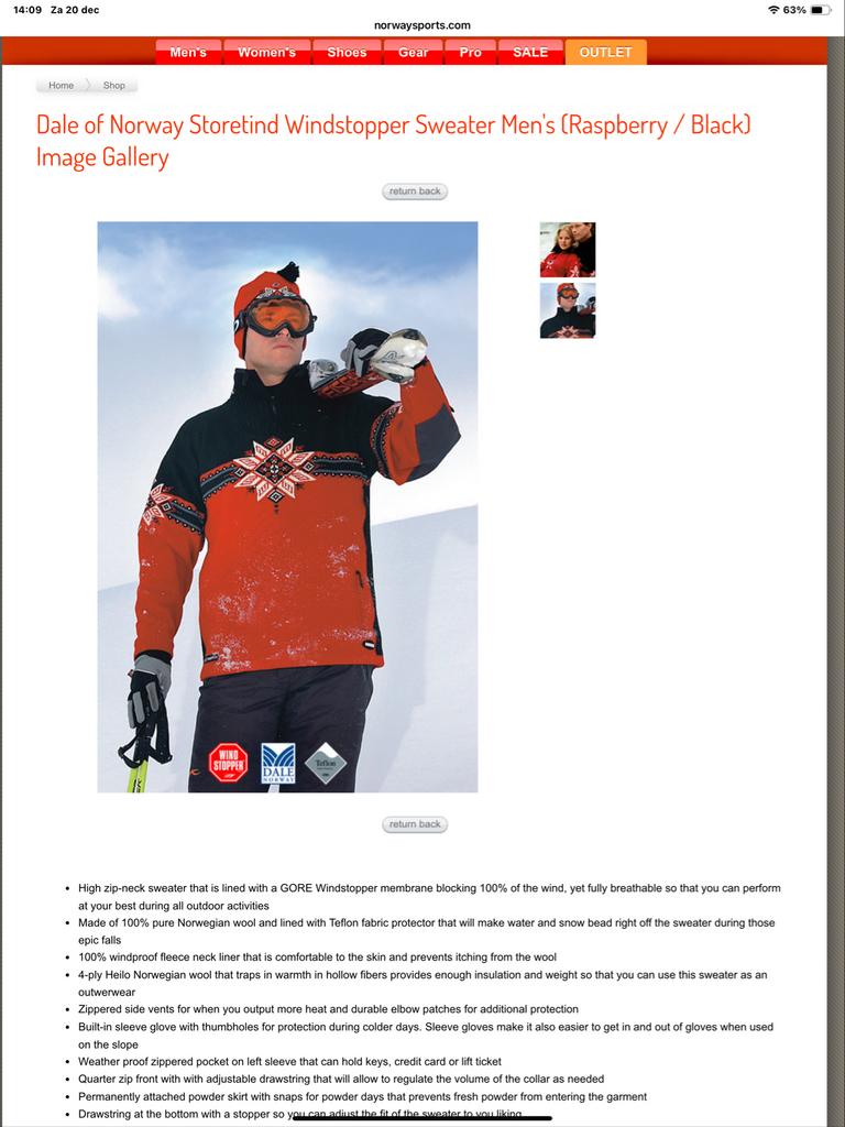 Dale of Norway windstopper 100% Wol Trui, Kleding | Dames, Truien en Vesten, Zo goed als nieuw, Ophalen of Verzenden