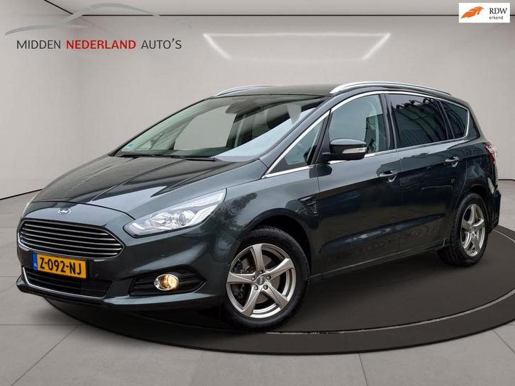 Ford S-Max 1.5 Titanium 7p. * 7 PERSOONS * TREKHAAK * STOELV, Auto's, Ford, Bedrijf, Te koop, S-Max, 360° camera, ABS, Achteruitrijcamera