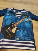 De Kunstboer Shirt 134/140 Gitaar Leren Jas Print, Kinderen en Baby's, Kinderkleding | Maat 134, Jongen of Meisje, Ophalen of Verzenden