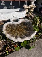 Betonnen vogelbad in de vorm van een schelp, Ophalen, Zo goed als nieuw, Beton
