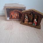 Mini Kerststal met Verlichting - Batterij, Ophalen of Verzenden, Zo goed als nieuw