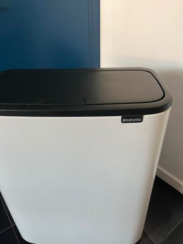 Brabantia Bo Touch Bin - 2 vakken, op wieltjes beschikbaar voor biedingen