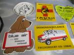 Dieren Ambulance Stickers 8 x, Verzenden, Zo goed als nieuw, Dier en Natuur
