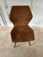 6x Leen bakker cognac, Ophalen, Gebruikt, Bruin, Vijf, Zes of meer stoelen