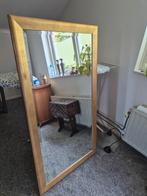 Spiegel met gouden lijst - 72x132 cm, Ophalen, Gebruikt, 125 cm of meer, Minder dan 100 cm