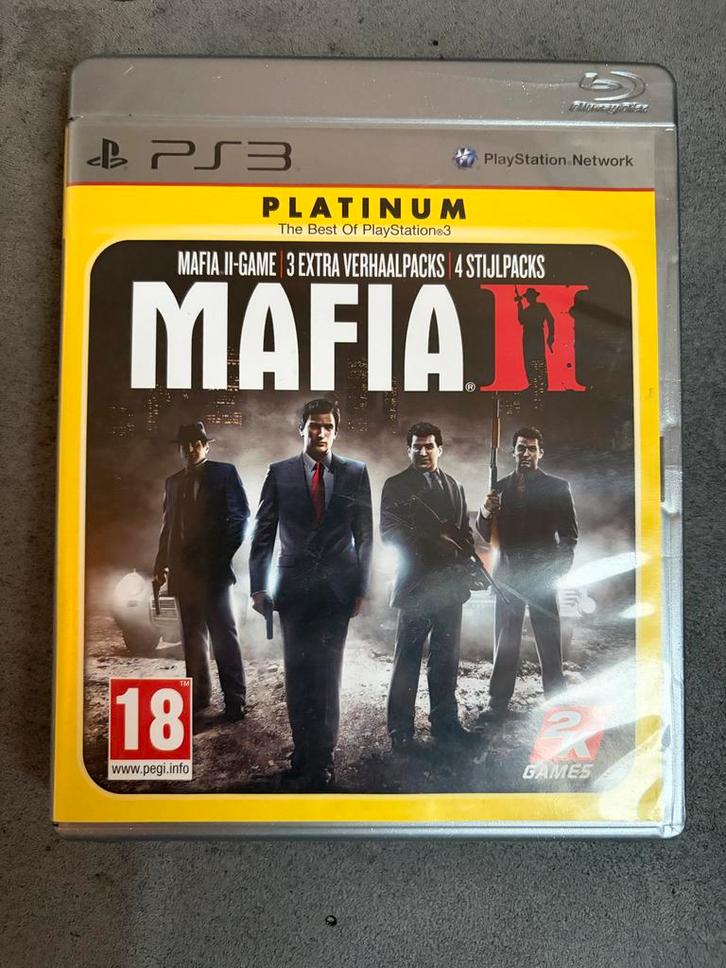 Mafia 2 - PS3 - Actie Avontuur!, Spelcomputers en Games, Games | Sony PlayStation 3, Gebruikt, Avontuur en Actie, 1 speler, Vanaf 18 jaar