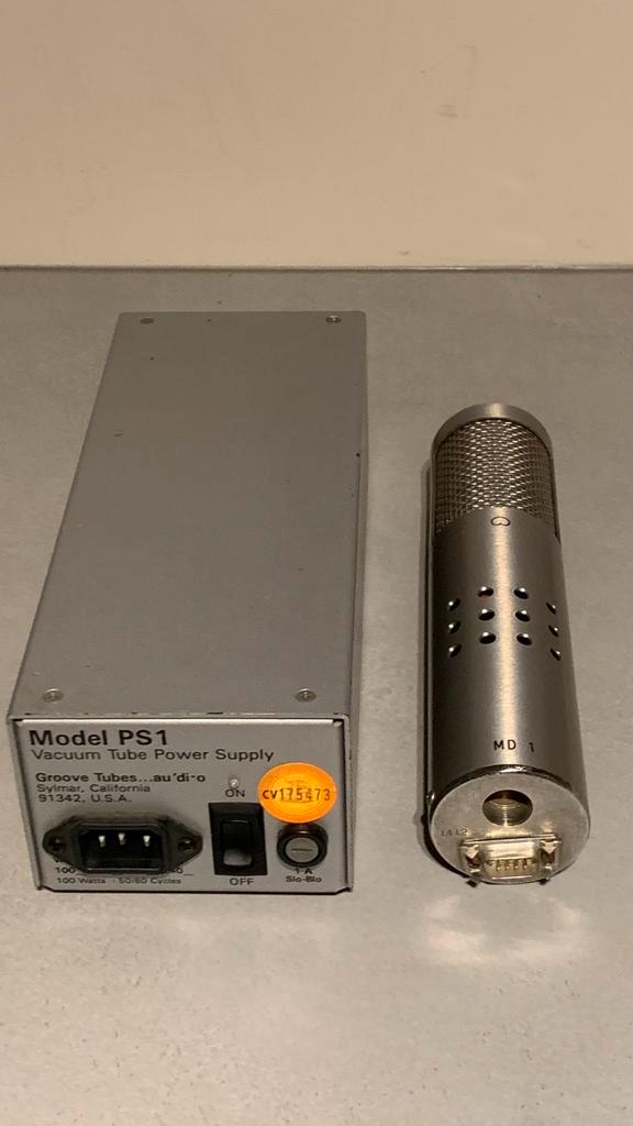 Groove Tubes MD1 grootmembraan vintage buizen mic, Muziek en Instrumenten, Microfoons, Gebruikt, Studiomicrofoon, Ophalen of Verzenden