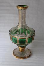 Antieke Boheemse Steiner & Vogel Art Glazen karaf c 1930, Antiek en Kunst, Ophalen of Verzenden