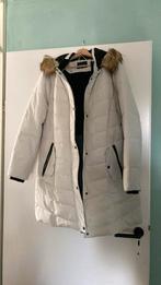 Witte winterjas, Zo goed als nieuw, Maat 46/48 (XL) of groter, Ophalen