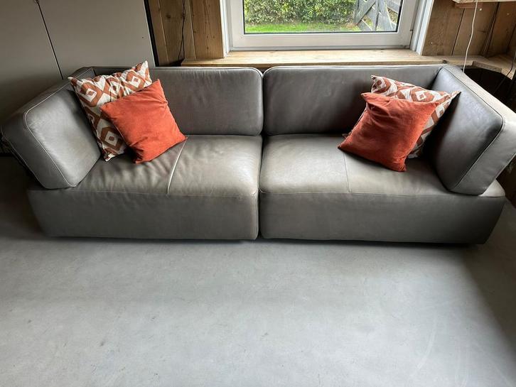 Jazz infinity design bank, Huis en Inrichting, Banken | Bankstellen, Zo goed als nieuw, Driepersoons, 100 tot 125 cm, Leer, Ophalen