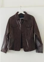 Dames Leren jas vintage - bruin, Ophalen of Verzenden, Zo goed als nieuw, Bruin