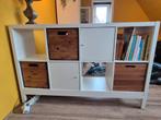Kallax ikea op poten en 2 deurtjes, wit, Huis en Inrichting, Kasten | Lockerkasten, Ophalen, Gebruikt