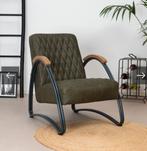 Industriële fauteuil Ivy olijfgroen, Ophalen