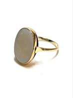 14k gouden ring met een opaal, -, 19 tot 20, -, Ophalen of Verzenden