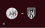 Ajax- heracles 24 augustus, Tickets en Kaartjes, Drie personen of meer, Augustus