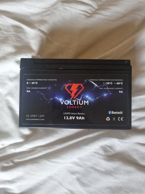 Voltium 12 volt 9ah lithium smart accu nieuw, Hobby en Vrije tijd, Elektronica-componenten, Nieuw, Ophalen of Verzenden