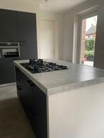 Twee keukenbladen en bijbehorende kookplaat, Huis en Inrichting, Keuken | Complete keukens, Ophalen, Gebruikt, Zwart, Overige typen