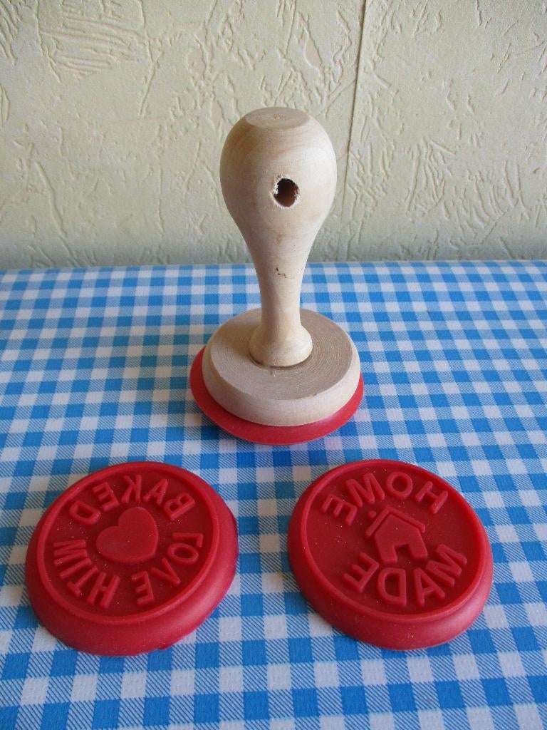 Koekjes stempel - met 3 stempels, Ophalen of Verzenden, Zo goed als nieuw, Taarten of Cupcakes, Overige typen