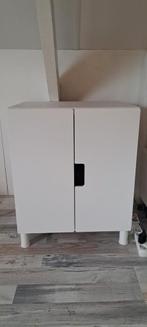 Ikea stuva, malad kast/deuren wit zgan 60x57x63cm + pootjes, Ophalen, Zo goed als nieuw, Kast