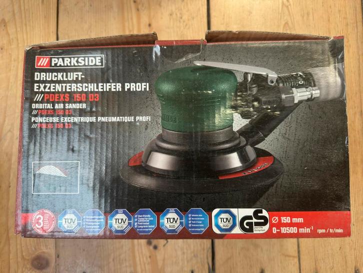 Parkside Excentrische Schuurmachine PDEXS 150 D3 - Nieuw in, Doe-het-zelf en Verbouw, Gereedschap | Schuurmachines, Nieuw, Excentrische schuurmachine