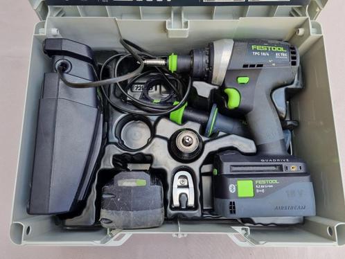Festool TPC 18/4 Plus set, Doe-het-zelf en Verbouw, Gereedschap | Boormachines, Gebruikt, Boormachine, 600 watt of meer, Ophalen of Verzenden