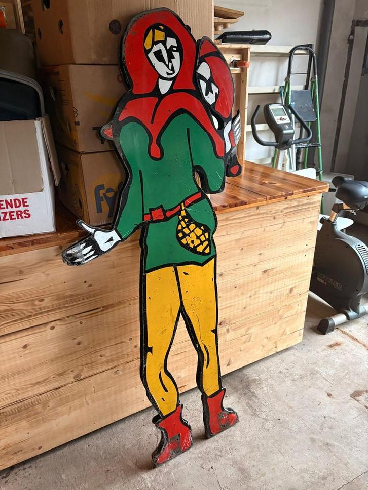 Tijl Uilenspiegel Reclamebord van Staal, Verzamelen, Merken en Reclamevoorwerpen, Gebruikt, Ophalen