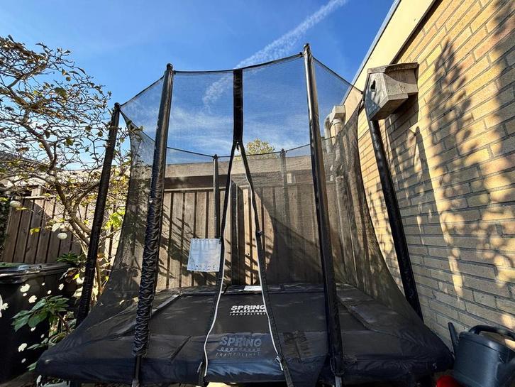 SPRING trampoline 214x153cm, Kinderen en Baby's, Speelgoed | Buiten | Trampolines, Gebruikt, Ophalen