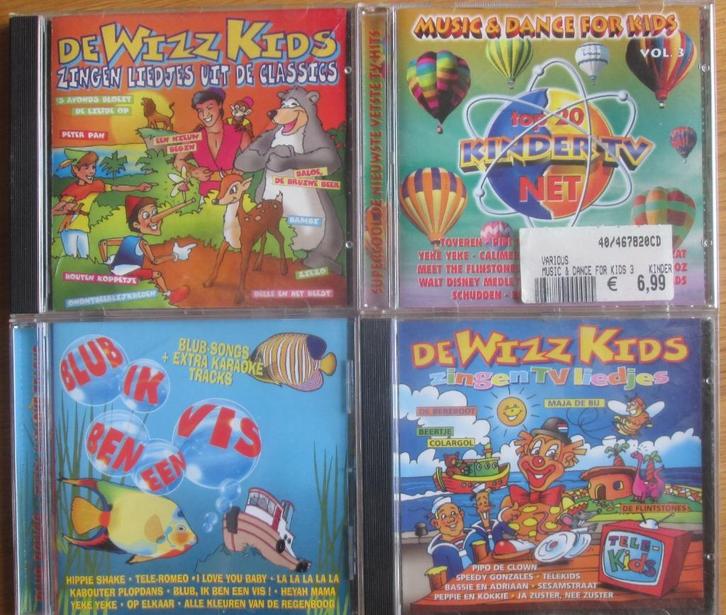Kinder CD's met karaoke tracks... (4 cds), Audio, Tv en Foto, Karaoke-apparatuur, Gebruikt, Complete set, Ophalen