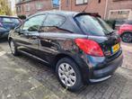Peugeot 207 1.4 VTI 16V 3DRS 2009 Zwart, Auto's, Voorwielaandrijving, Zwart, Origineel Nederlands, Handgeschakeld