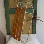 Slee kinder metaal origineel hout retro vintage 84 cm lang, Ophalen of Verzenden, Gebruikt, Hout